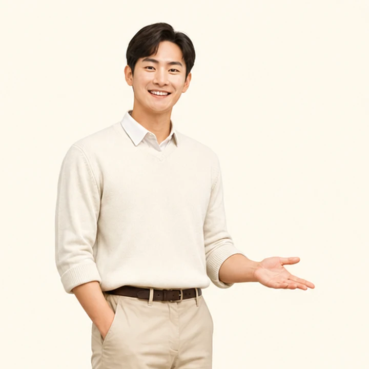 투싼 신차 장기렌트카 상담 신청을 안내하는 담당자